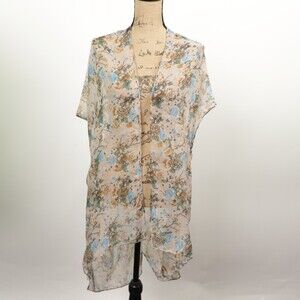 Sheer Floral Cardigan size 1X